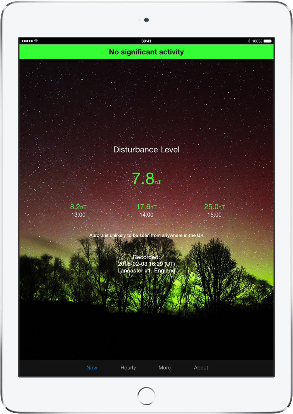 AuroraWatch UK IPad Alerts • Progress Concepts