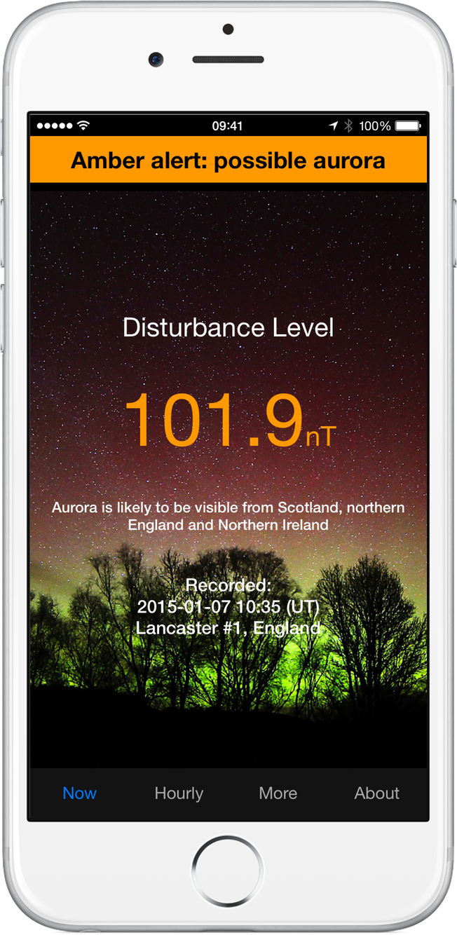 AuroraWatch UK IPhone App Launched • Progress Concepts